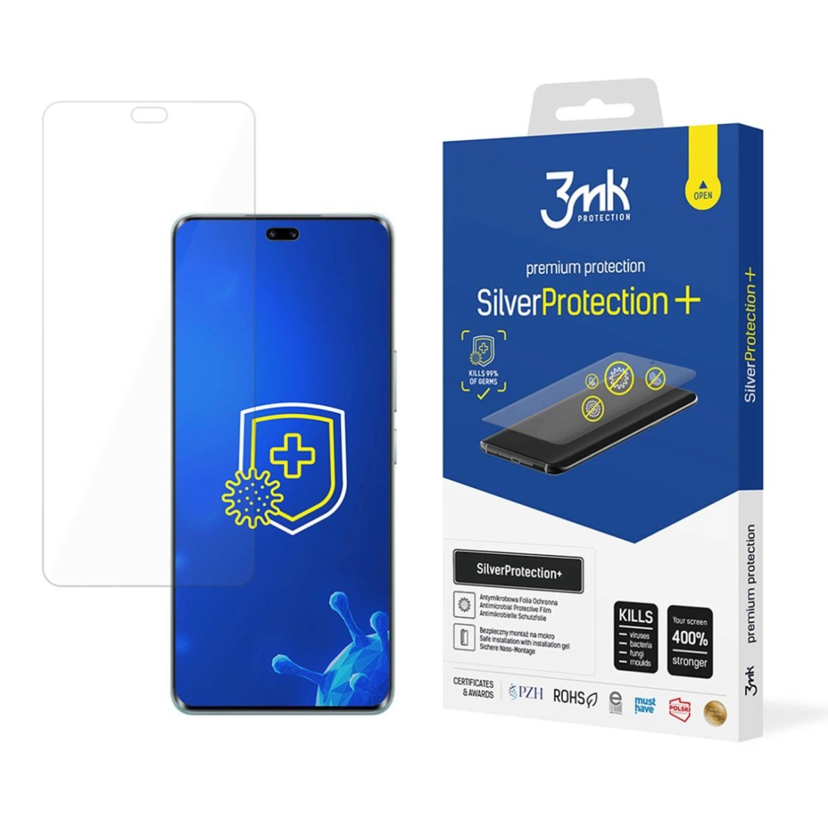 Honor 200 Pro Apsauginė plėvelė 3mk SilverProtection+ Honor 200 Pro Apsauginė plėvelė 3mk SilverProtection+
