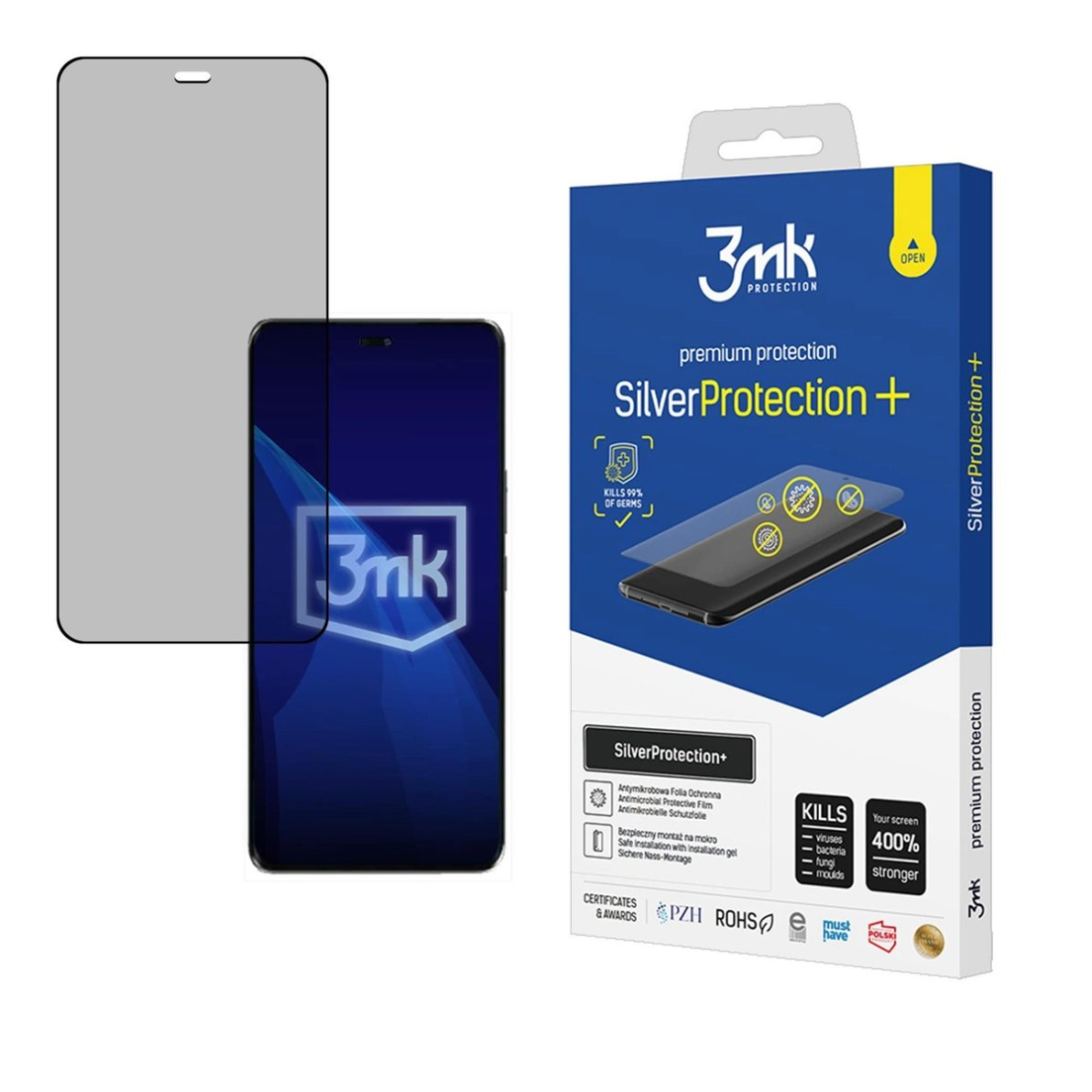 Honor Magic7 Lite Apsauginė plėvelė 3mk SilverProtection+ Honor Magic7 Lite Apsauginė plėvelė 3mk SilverProtection+