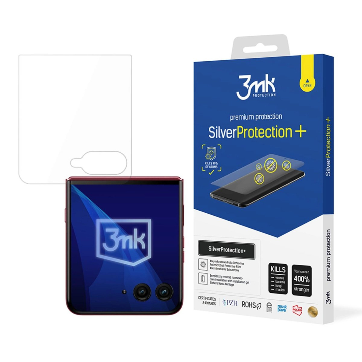 Motorola Razr 60 Ultra Apsauginė plėvelė 3mk SilverProtection+