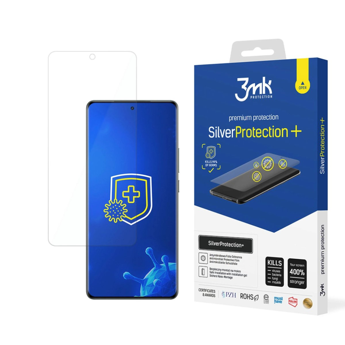 Realme GT 6 Apsauginė plėvelė 3mk SilverProtection+ Realme GT 6 Apsauginė plėvelė 3mk SilverProtection+