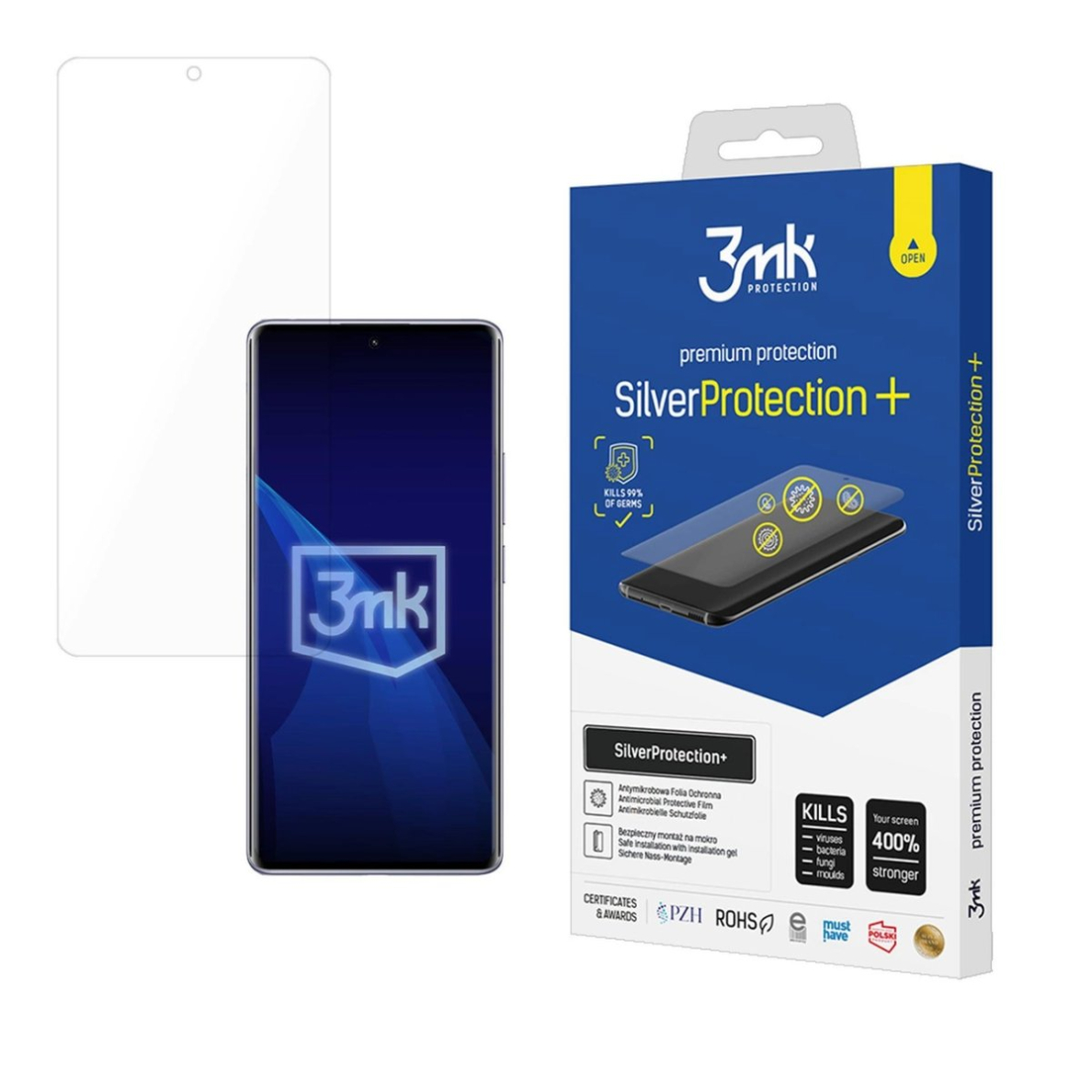 Xiaomi Redmi Note 14 Pro 4G Apsauginė plėvelė 3mk SilverProtection+