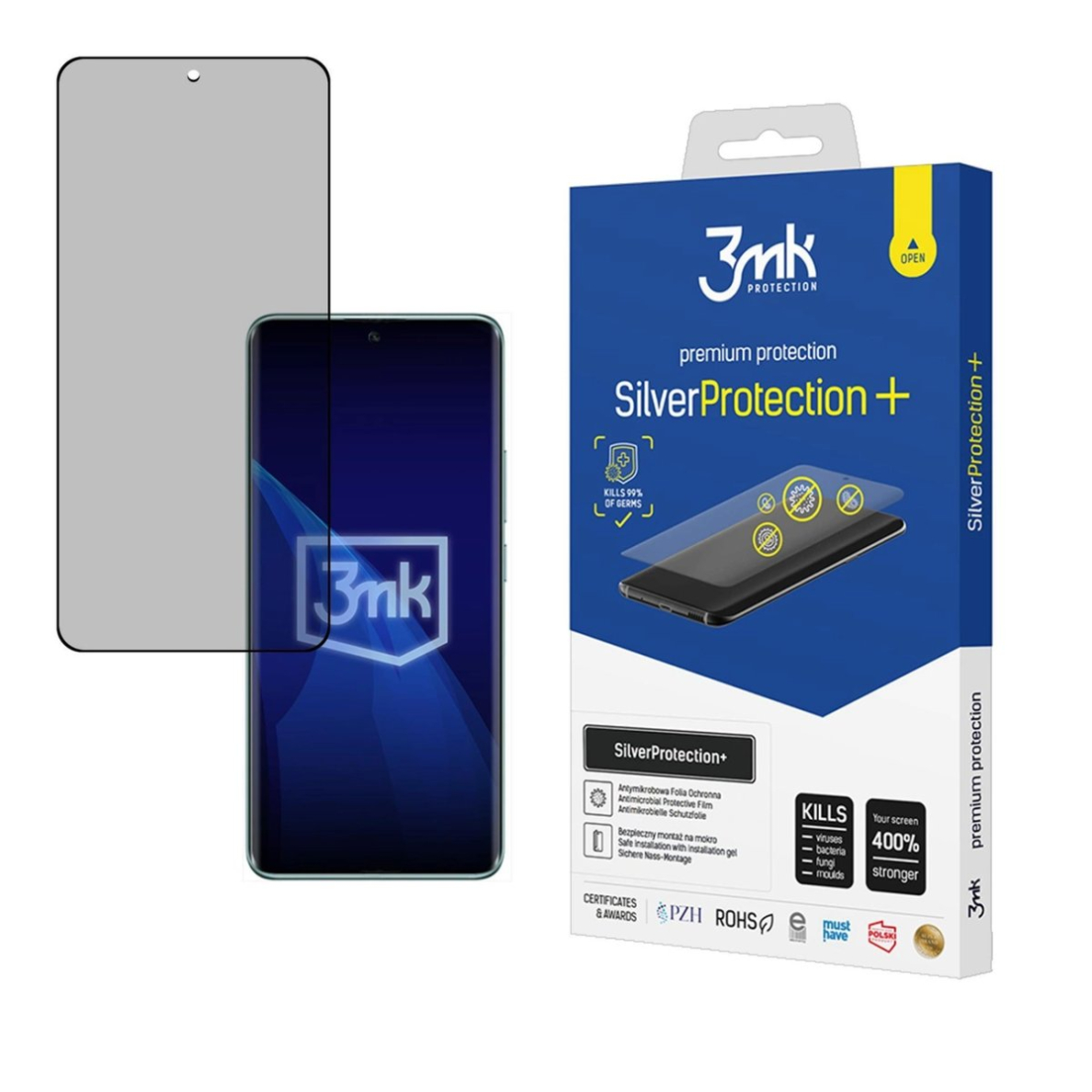 Xiaomi Redmi Note 14 Pro+ Apsauginė plėvelė 3mk SilverProtection+