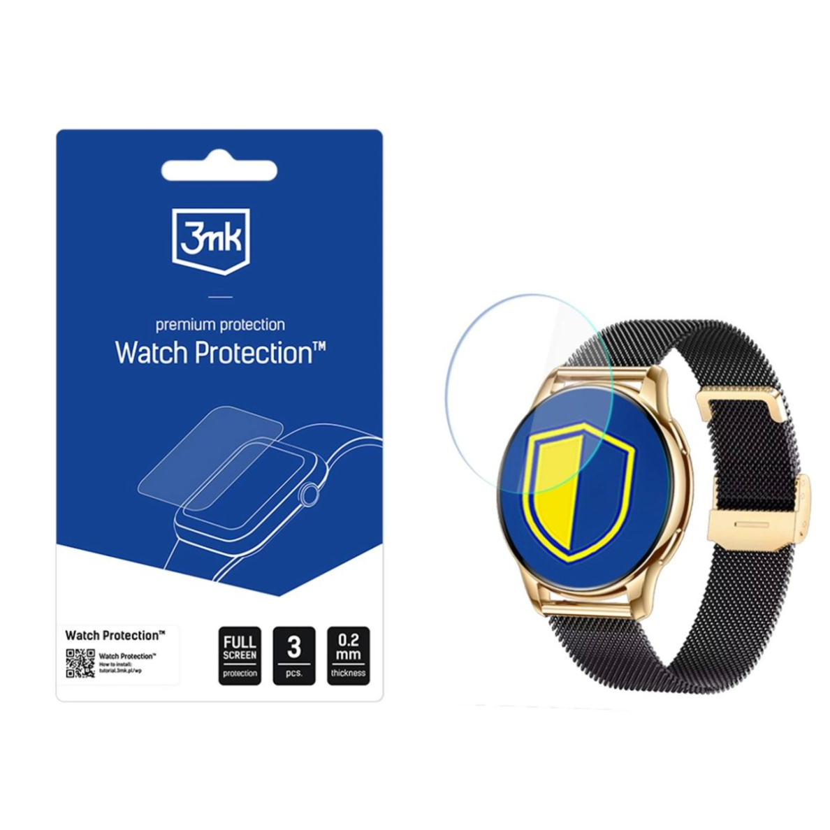 Rubicon RNCF30 Apsauginė plėvelė 3mk Watch Protection ARC išmaniojo laikrodžio ekranui