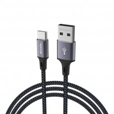 Kabelis Proda Azeada Series USB - USB Type C 3A 1m Pilkas (PD-B52a)