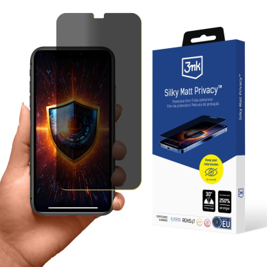 Apple iPhone 11 Matinė privatumo plėvelė 3mk Silky Matt Privacy