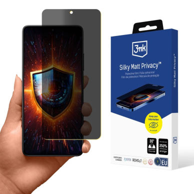 Xiaomi Poco X7 Pro Matinė privatumo plėvelė 3mk Silky Matt Privacy