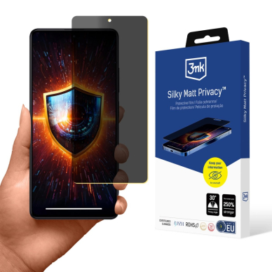 Xiaomi Redmi Note 12 Pro Matinė privatumo plėvelė 3mk Silky Matt Privacy