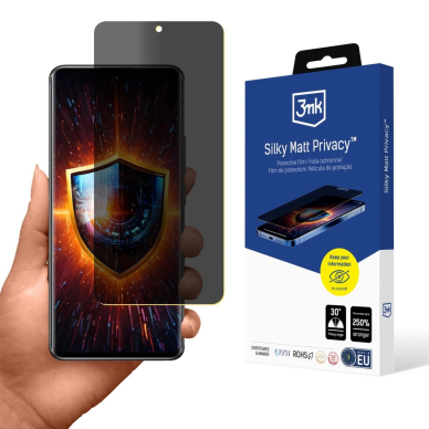 Xiaomi Redmi Note 14 Pro+ Matinė privatumo plėvelė 3mk Silky Matt Privacy