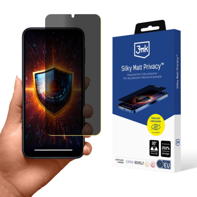 Samsung Galaxy M34 5G 3mk Silky Matt Privacy matinė privatumo plėvelė