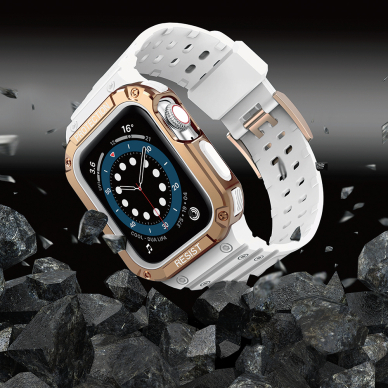 Apyrankė Protect Strap Band for Watch 9 / 8 / 7 / 6 / 5 / 4 / 3 / 2 / SE (41 / 40 / 38mm) Balta 8 Apyrankė Protect Strap Band for Watch 9 / 8 / 7 / 6 / 5 / 4 / 3 / 2 / SE (41 / 40 / 38mm) Balta 8