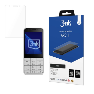 Nokia 230 DualSim 2024 Apsauginė plėvelė 3mk ARC+ Nokia 230 DualSim 2024 Apsauginė plėvelė 3mk ARC+