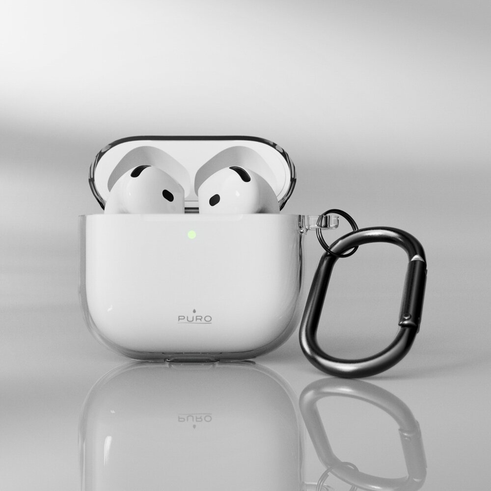 AirPods 4 Puro 0.3 Nude dėklas – skaidrus 4 AirPods 4 Puro 0.3 Nude dėklas – skaidrus 4