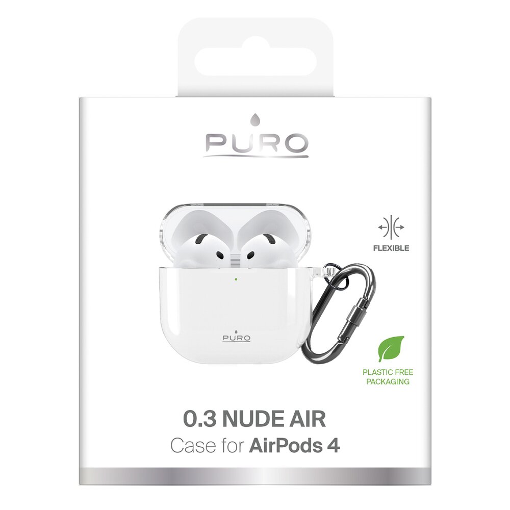 AirPods 4 Puro 0.3 Nude dėklas – skaidrus 6