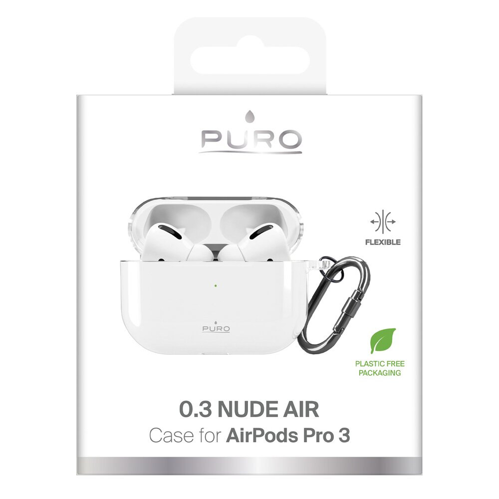 AirPods Pro 3 Puro 0.3 Nude dėklas – skaidrus 5 AirPods Pro 3 Puro 0.3 Nude dėklas – skaidrus 5
