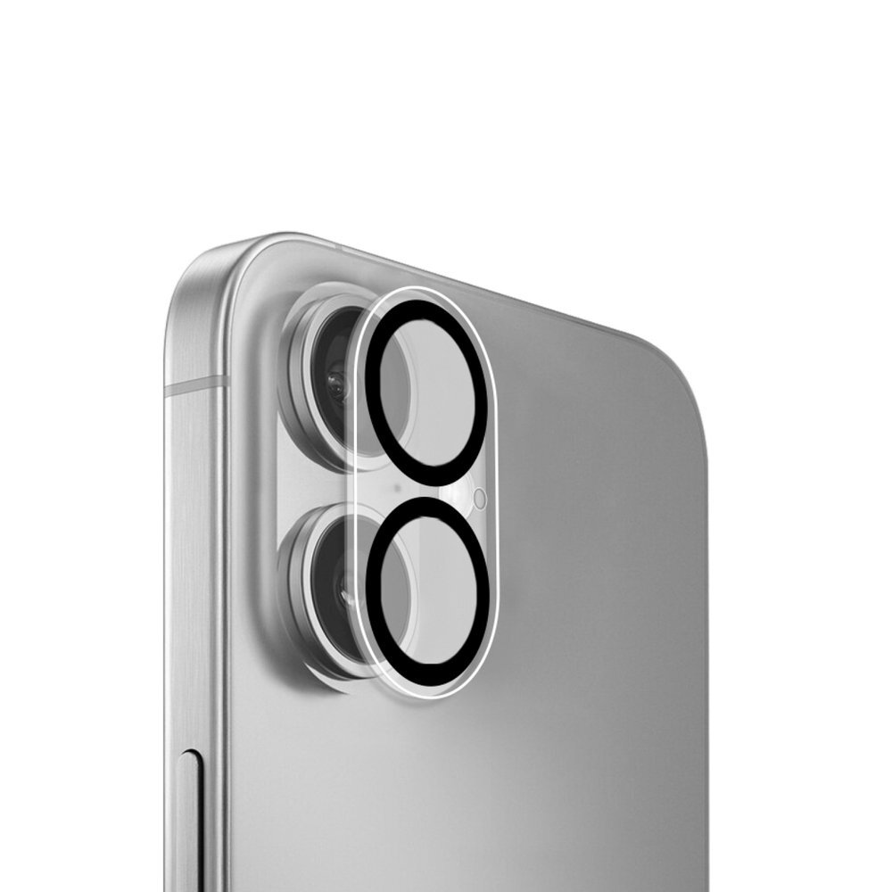 iPhone 17 / iPhone 16 Puro Camera Standard grūdintas stiklas kamerų salai ir lęšiams iPhone 17 / iPhone 16 Puro Camera Standard grūdintas stiklas kamerų salai ir lęšiams