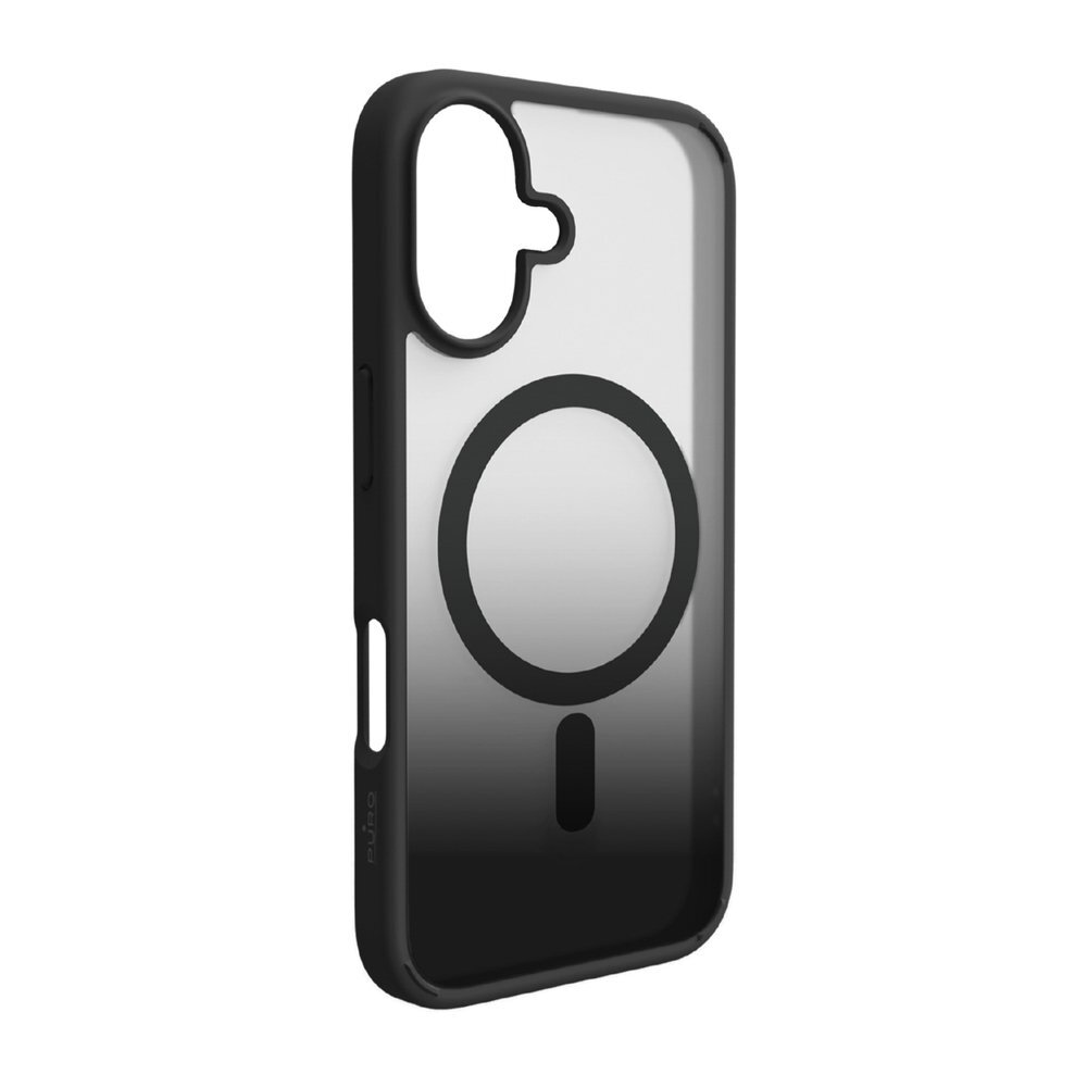 iPhone 17 Puro Gradient TPU dėklas su MagSafe – juodas iPhone 17 Puro Gradient TPU dėklas su MagSafe – juodas