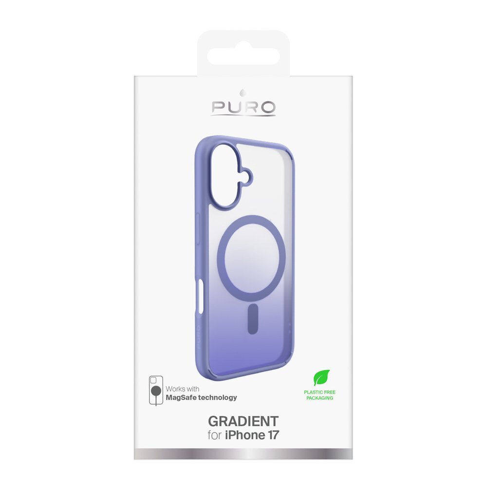 iPhone 17 Puro Gradient TPU dėklas su MagSafe – rožinis 1