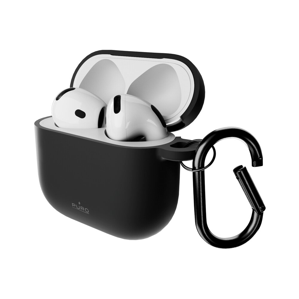 AirPods 4 Puro Icon dėklas – juodas 1