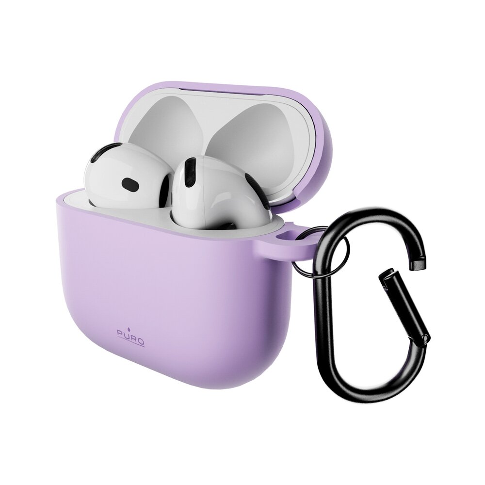 AirPods 4 Puro Icon dėklas – violetinis 1 AirPods 4 Puro Icon dėklas – violetinis 1
