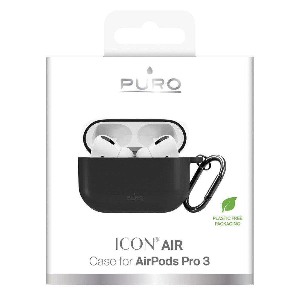 AirPods Pro 3 Puro Icon dėklas – juodas 5 AirPods Pro 3 Puro Icon dėklas – juodas 5