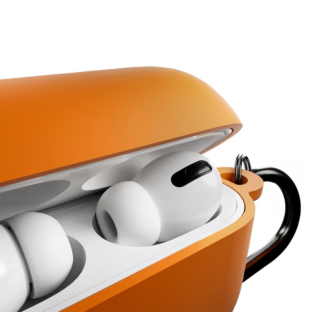 AirPods Pro 3 Puro Icon dėklas – oranžinis 2 AirPods Pro 3 Puro Icon dėklas – oranžinis 2