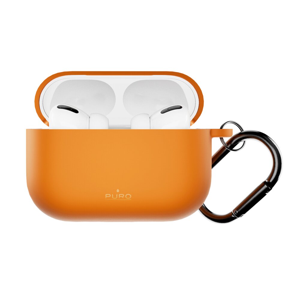 AirPods Pro 3 Puro Icon dėklas – oranžinis AirPods Pro 3 Puro Icon dėklas – oranžinis