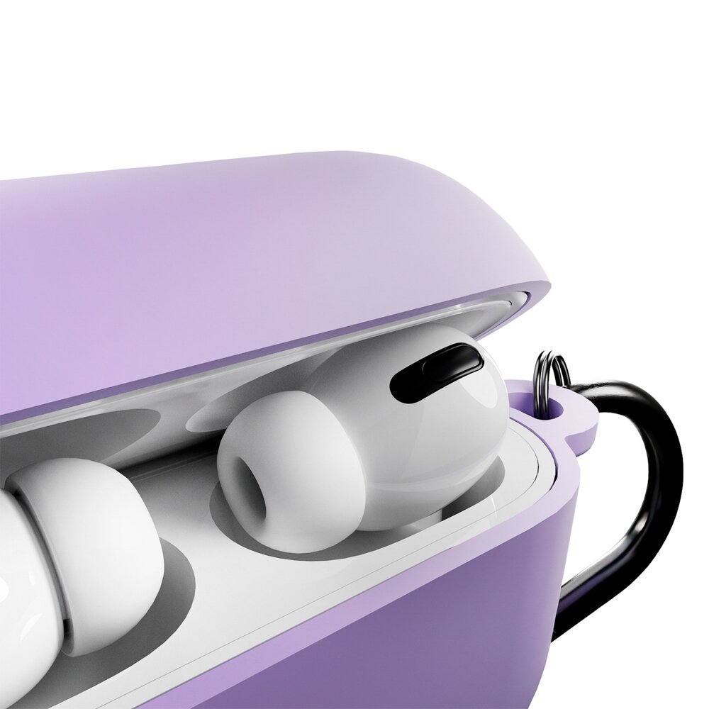 AirPods Pro 3 Puro Icon dėklas – violetinis 2 AirPods Pro 3 Puro Icon dėklas – violetinis 2