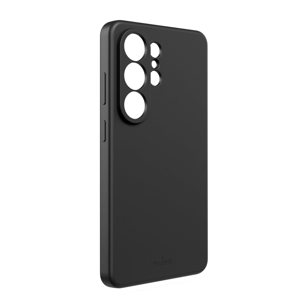 Samsung Galaxy S26 Ultra Puro ICON silikoninis dėklas – juodas