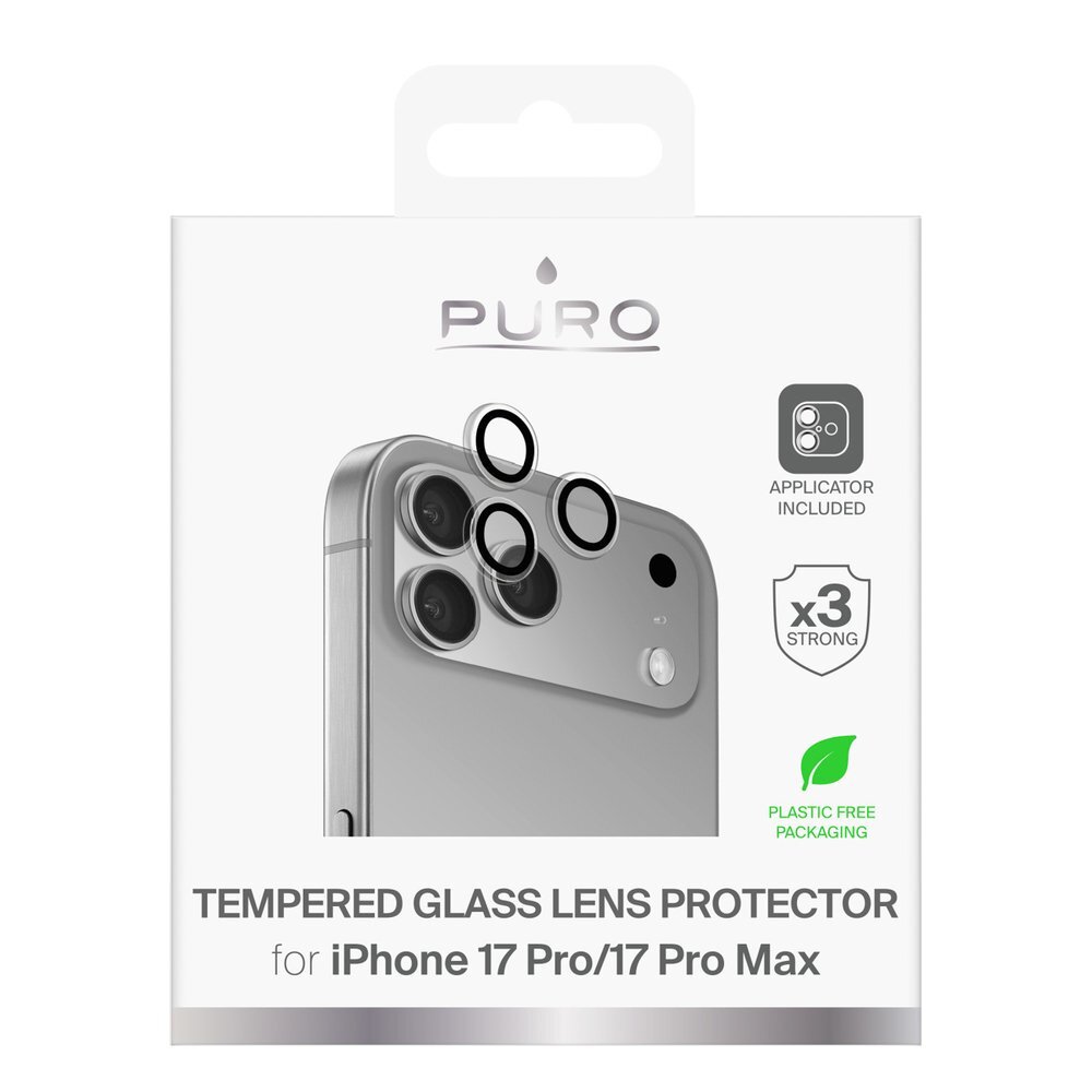 iPhone 17 Pro / 17 Pro Max Puro Individual grūdinto stiklo objektyvai 1