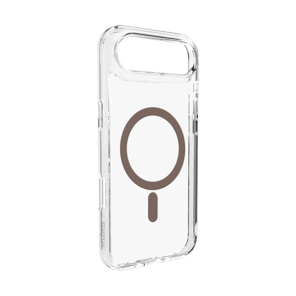 iPhone 17 Air dėklas Puro Lite Mag TPU+PC MagSafe – permatomas su rudu žiedu iPhone 17 Air dėklas Puro Lite Mag TPU+PC MagSafe – permatomas su rudu žiedu