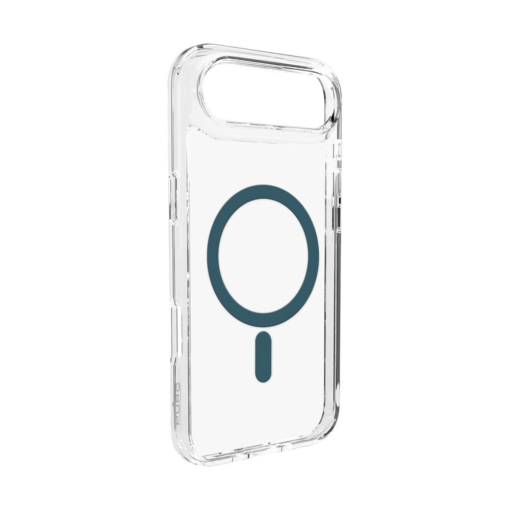 iPhone 17 Air dėklas Puro Lite Mag TPU+PC MagSafe – permatomas su turkio žiedu iPhone 17 Air dėklas Puro Lite Mag TPU+PC MagSafe – permatomas su turkio žiedu