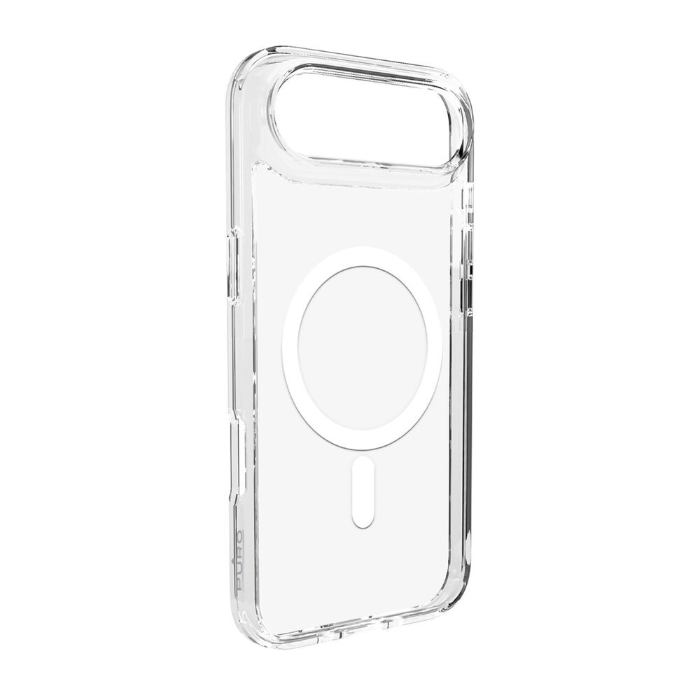 iPhone 17 Air dėklas Puro Lite Mag TPU+PC MagSafe – permatomas su baltu žiedu iPhone 17 Air dėklas Puro Lite Mag TPU+PC MagSafe – permatomas su baltu žiedu