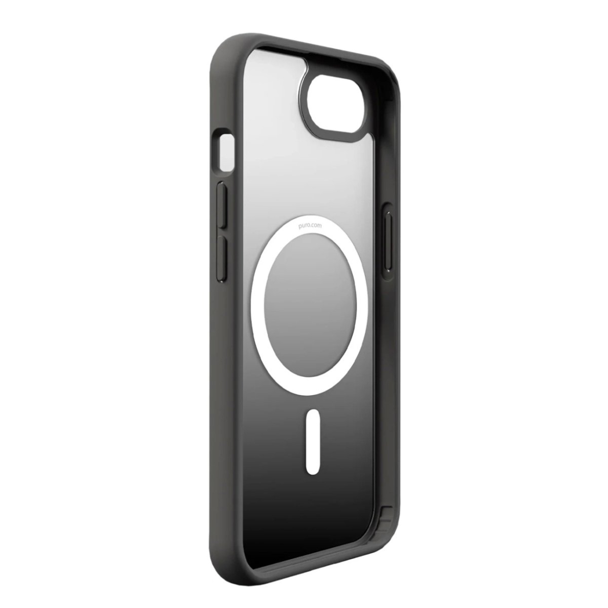 Puro Cover in TPU "GRADIENT" with Magsafe and gradient effect skirtas iPhone 16E, Juodas 6