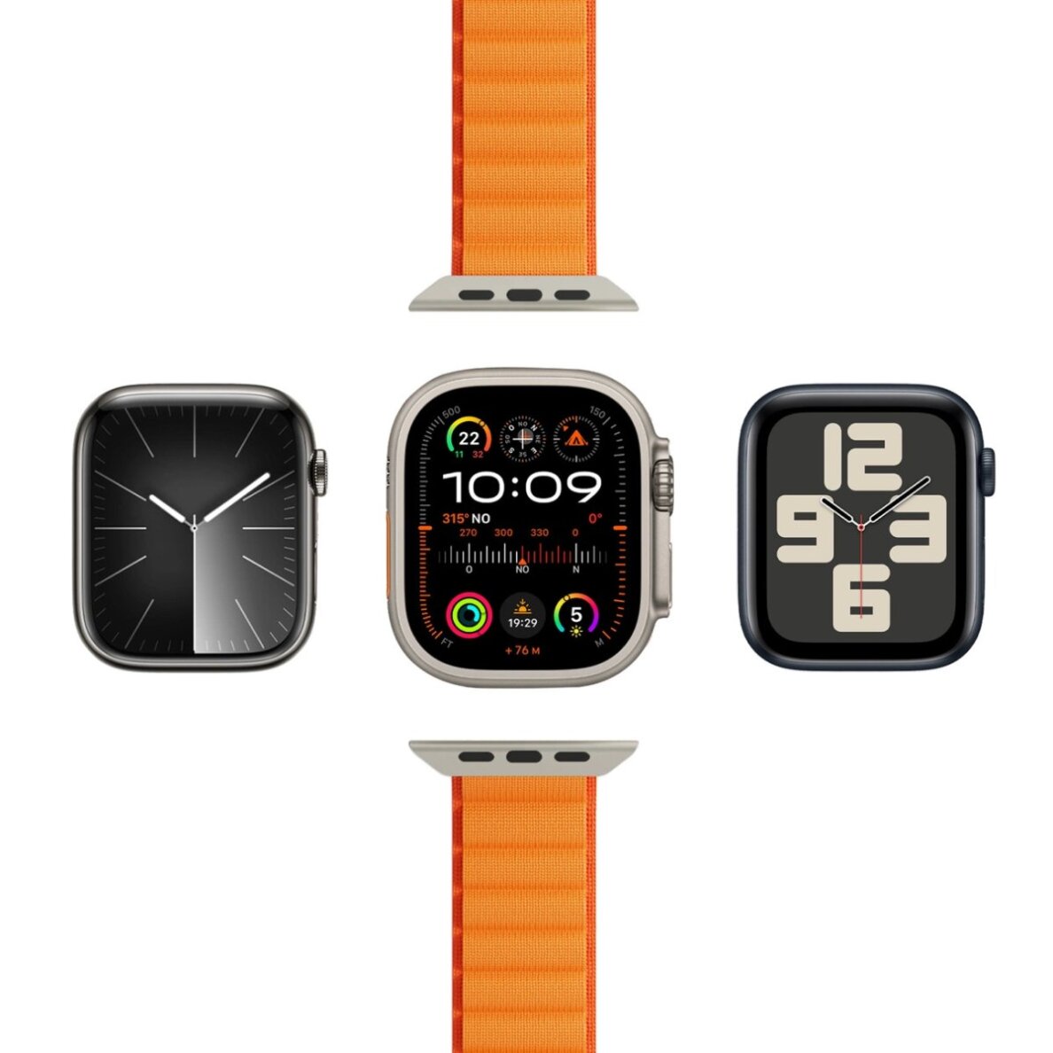 Dirželis Puro Extreme Nailon Apple Watch 42 / 44 / 45 / 49 mm – oranžinis 1 Dirželis Puro Extreme Nailon Apple Watch 42 / 44 / 45 / 49 mm – oranžinis 1