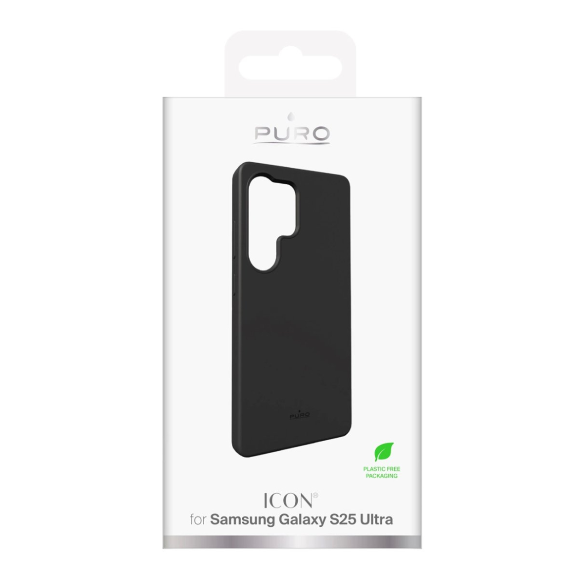 Puro Icon silikoninis dėklas Samsung Galaxy S25 Ultra - juodas 2