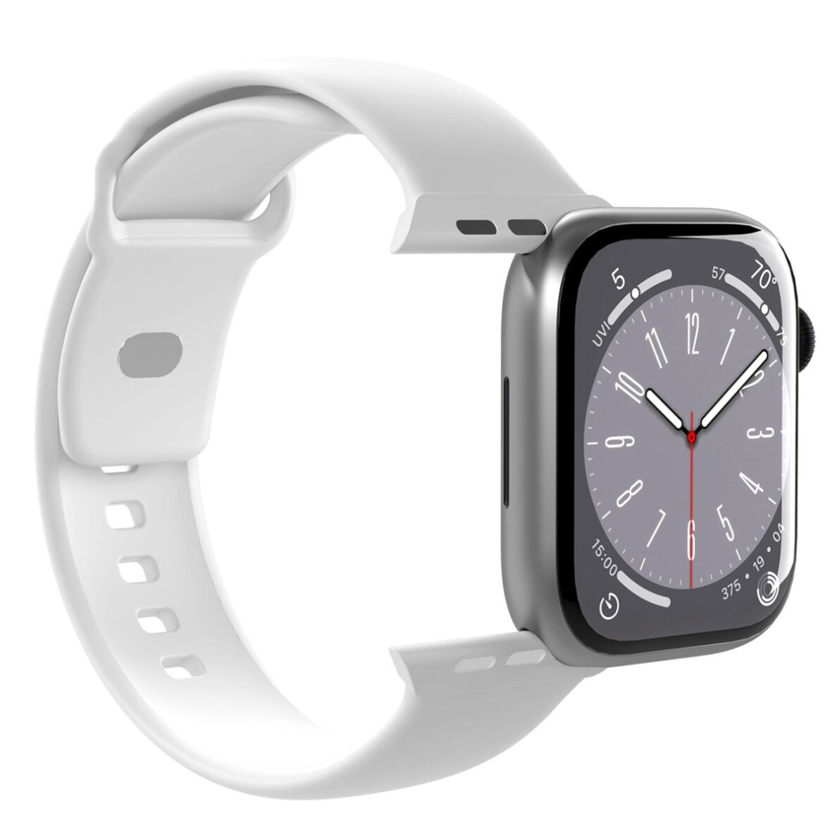 Dirželiai Puro Icon Silicone Apple Watch 38 / 40 / 41 mm – balti (2 vnt.) 2