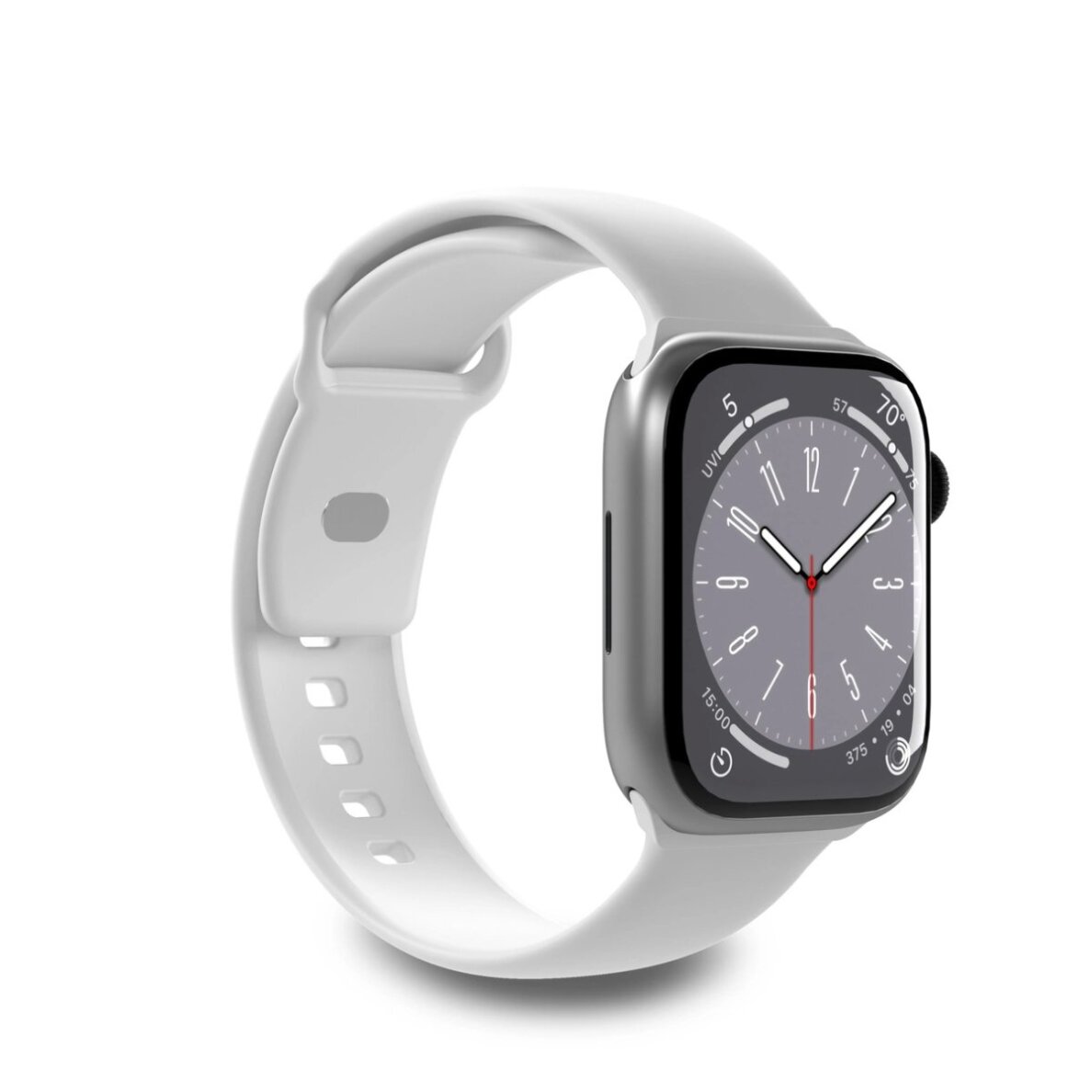 Dirželiai Puro Icon Silicone Apple Watch 38 / 40 / 41 mm – balti (2 vnt.)