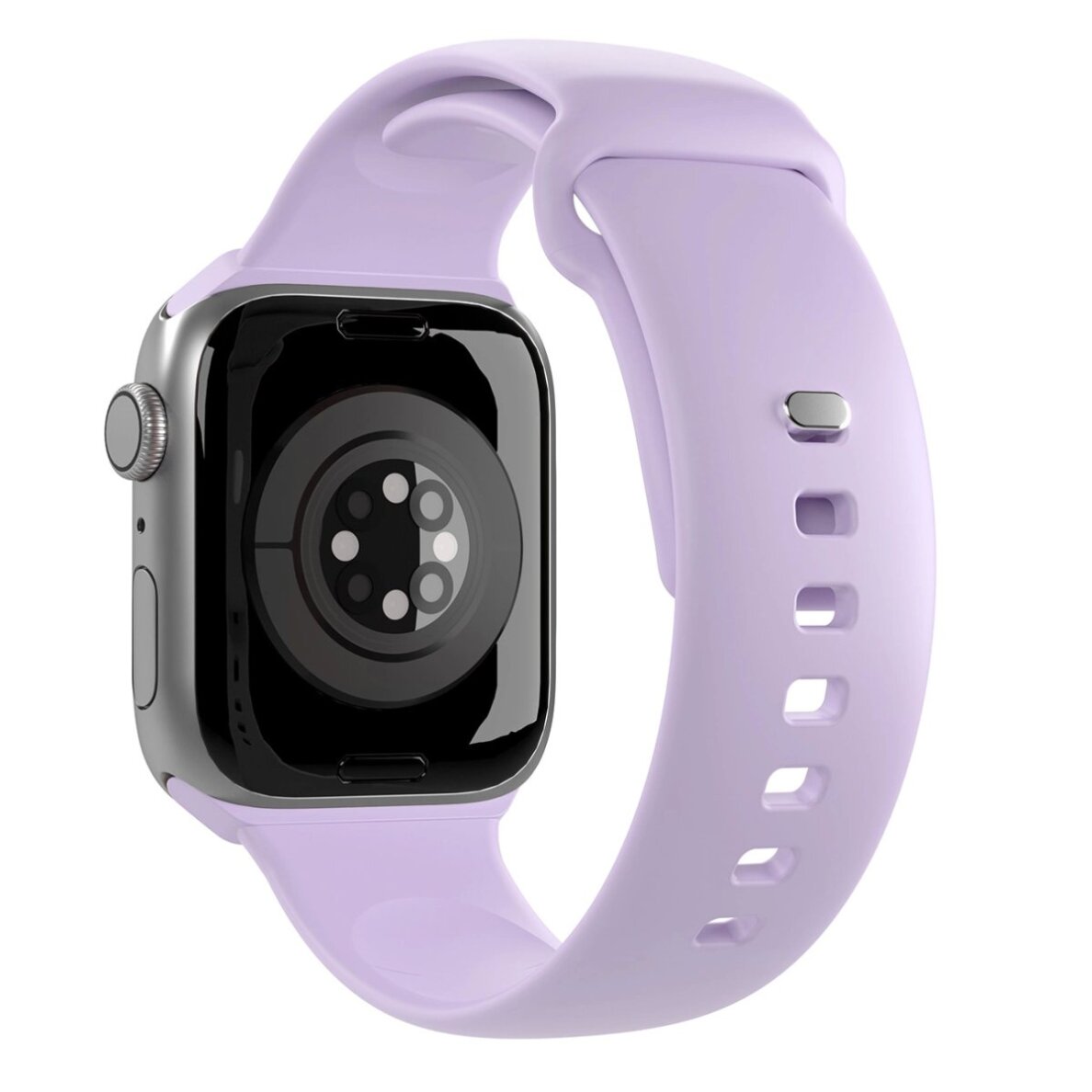 Dirželiai Puro Icon Silicone Apple Watch 42 / 44 / 45 / 49 mm – levandų spalvos (2 vnt.) 2