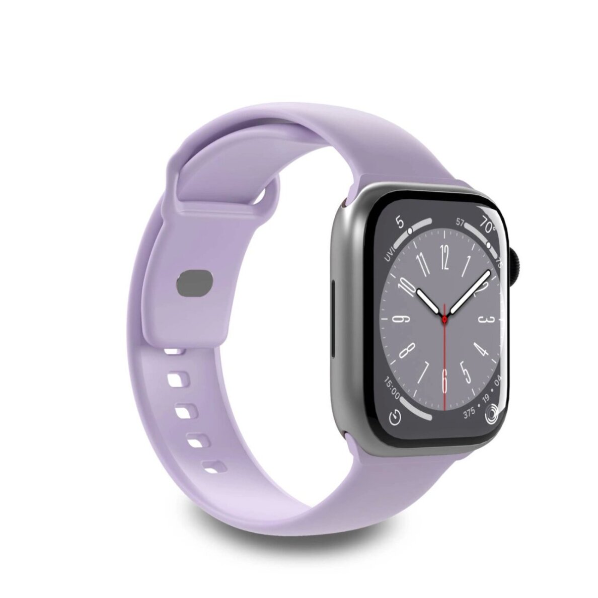 Dirželiai Puro Icon Silicone Apple Watch 42 / 44 / 45 / 49 mm – levandų spalvos (2 vnt.) Dirželiai Puro Icon Silicone Apple Watch 42 / 44 / 45 / 49 mm – levandų spalvos (2 vnt.)