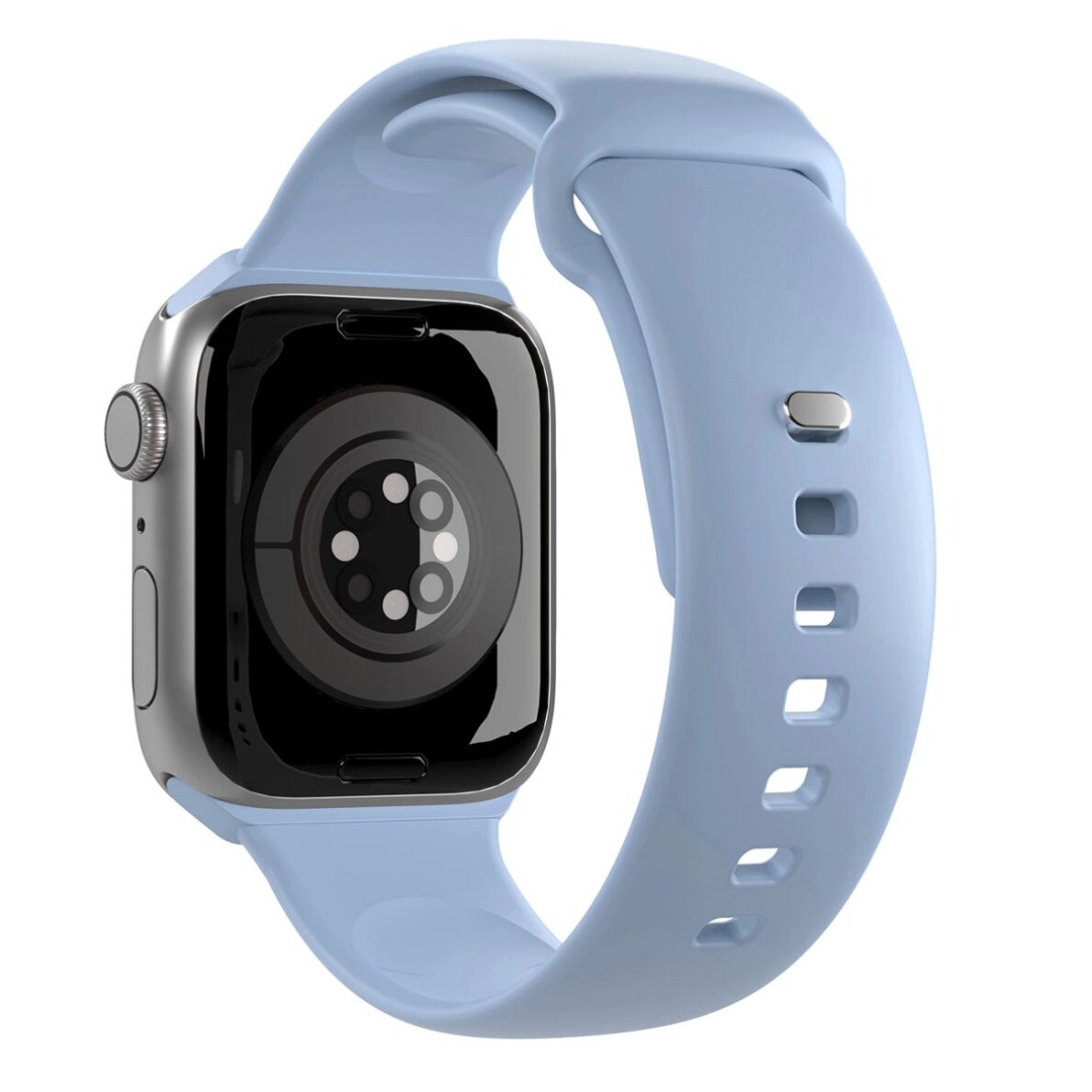 Dirželiai Puro Icon Silicone Apple Watch 42 / 44 / 45 / 49 mm – šviesiai mėlyni (2 vnt.) 2 Dirželiai Puro Icon Silicone Apple Watch 42 / 44 / 45 / 49 mm – šviesiai mėlyni (2 vnt.) 2