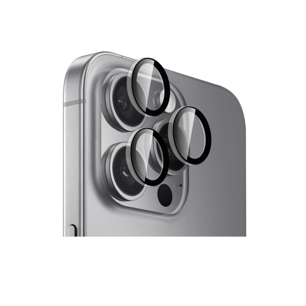 iPhone 16 Pro / 16 Pro Max Puro Individual Camera Lens grūdintas stiklas objektyvams iPhone 16 Pro / 16 Pro Max Puro Individual Camera Lens grūdintas stiklas objektyvams
