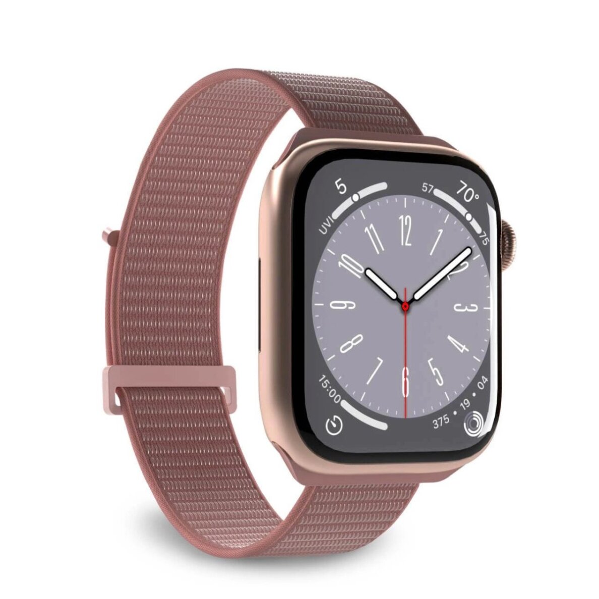Dirželis Puro Sport Nailon Apple Watch 38 / 40 / 41 mm – rožinis