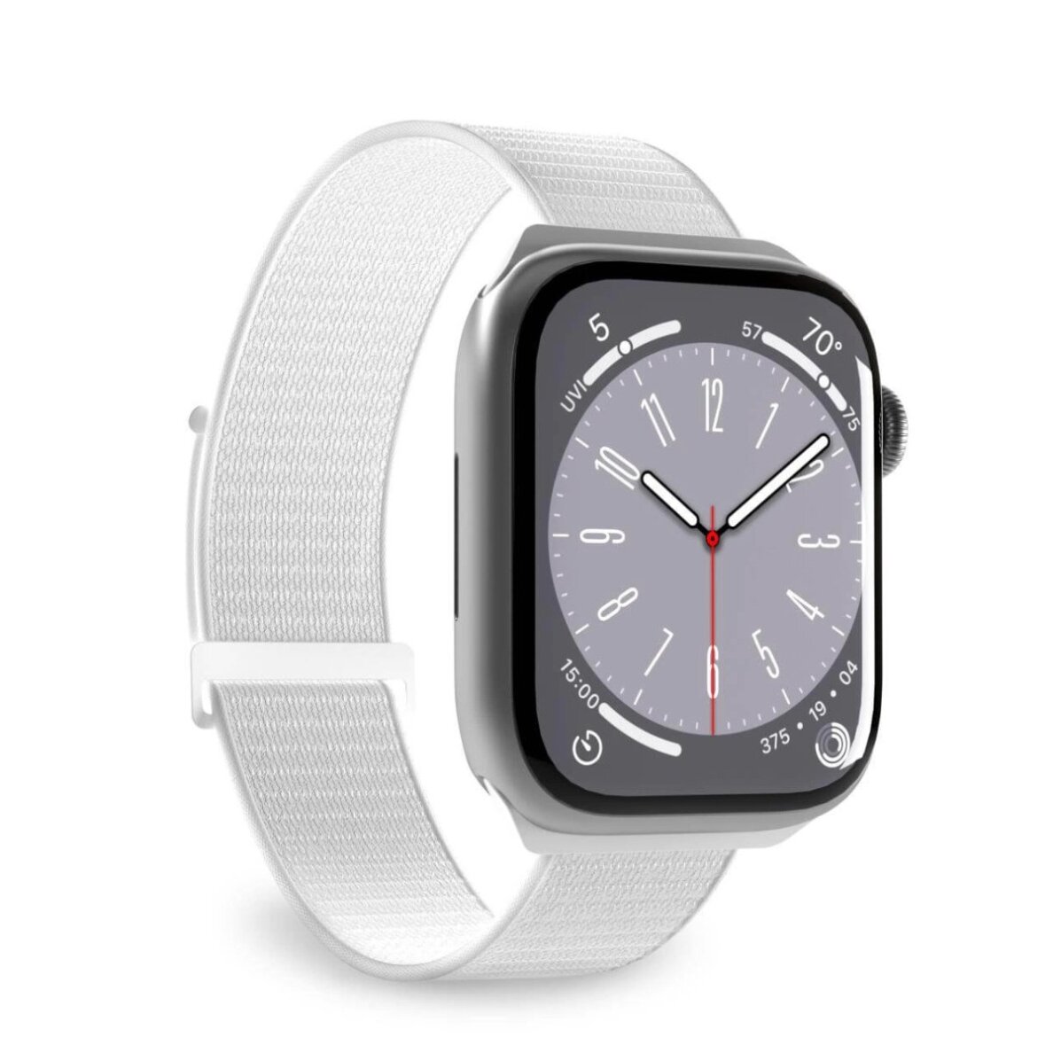 Dirželis Puro Sport Nailon Apple Watch 38 / 40 / 41 mm – baltas Dirželis Puro Sport Nailon Apple Watch 38 / 40 / 41 mm – baltas