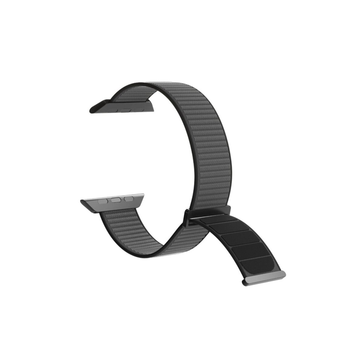 Dirželis Puro Sport Nailon Apple Watch 42 / 44 / 45 / 49 mm – juodas 2