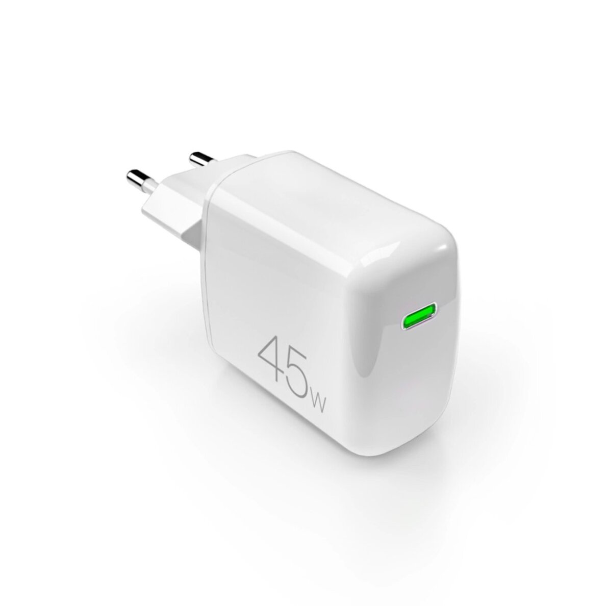 Sieninis įkroviklis Puro Super Mini 45W PD GaN USB-C – baltas Sieninis įkroviklis Puro Super Mini 45W PD GaN USB-C – baltas
