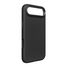 iPhone 17 Air dėklas Pure Icon Mag Pro Liquid Silicone MagSafe su kameros apsauga ir aliuminio mygtukais – juodas