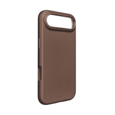 iPhone 17 Air Pure Icon Mag Pro silikoninis dėklas su MagSafe, aliuminio mygtukais – rudas