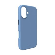 iPhone 17 dėklas Pure Icon Mag Pro Liquid Silicone MagSafe, su kameros apsauga ir aliuminio mygtukais – mėlynas