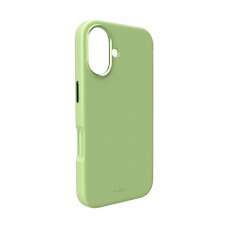 iPhone 17 Pure Icon Mag Pro silikoninis dėklas su MagSafe, apsauga kamerai ir aliuminio mygtukai – žalias