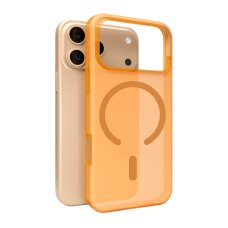 iPhone 17 Pro Puro Daylight MagSafe Compatible Silicone dėklas – permatomas oranžinis iPhone 17 Pro Puro Daylight MagSafe Compatible Silicone dėklas – permatomas oranžinis